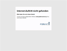 Tablet Screenshot of peters-sen.de